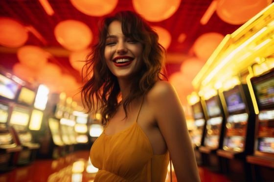 Danh mục game slot đa dạng với vòng quay và biểu tượng đa dạng